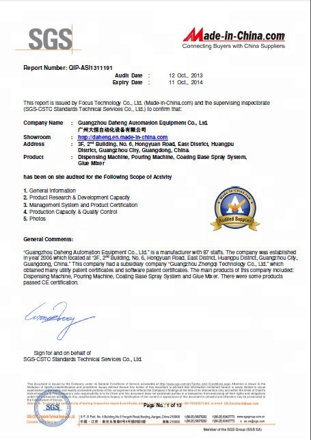 Máquina de distribución de pegamento de una parte CCD Visual Capacidad del tanque 60L 12