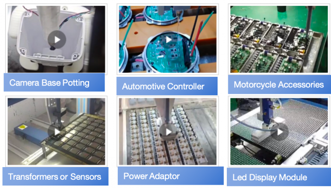 2 Componente Ab Máquina de mezcla de resina epoxi de pegamento Máquina de distribución de pegamento pequeña 2