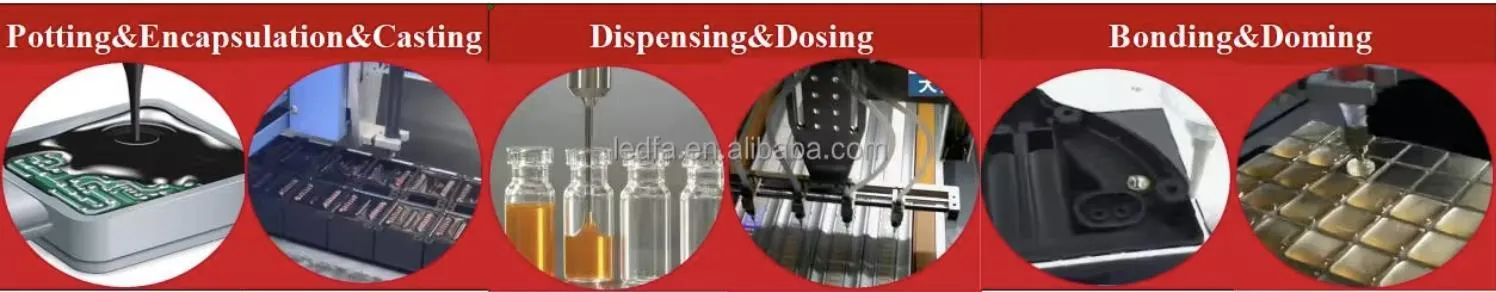 Dispensador de resina epoxi compacto para piezas automáticas 4