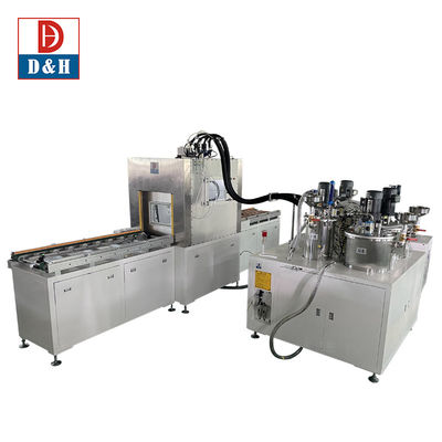 Máquina de embotellado de cámara de vacío independiente para área de trabajo XYZ 1200x1200mm personalizada