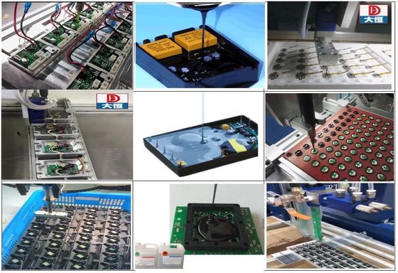 Dosis Layout Machine Display Sistema automático de distribución de líquidos Máquina adesiva de ...